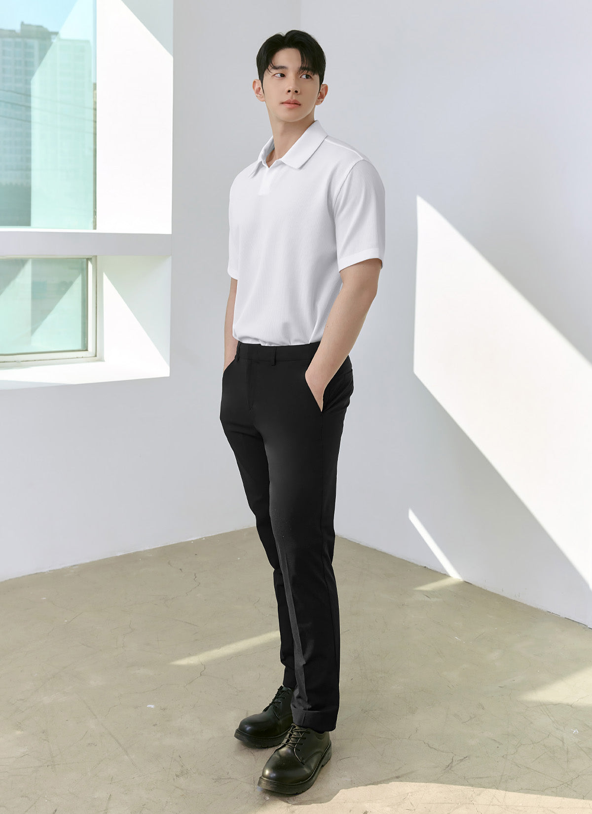 Magic Banding Men's Modern Air Slacks 9.1 & 9.6 - Lightweight Stretch Comfort Pants for Office, Travel & Casual Wear
