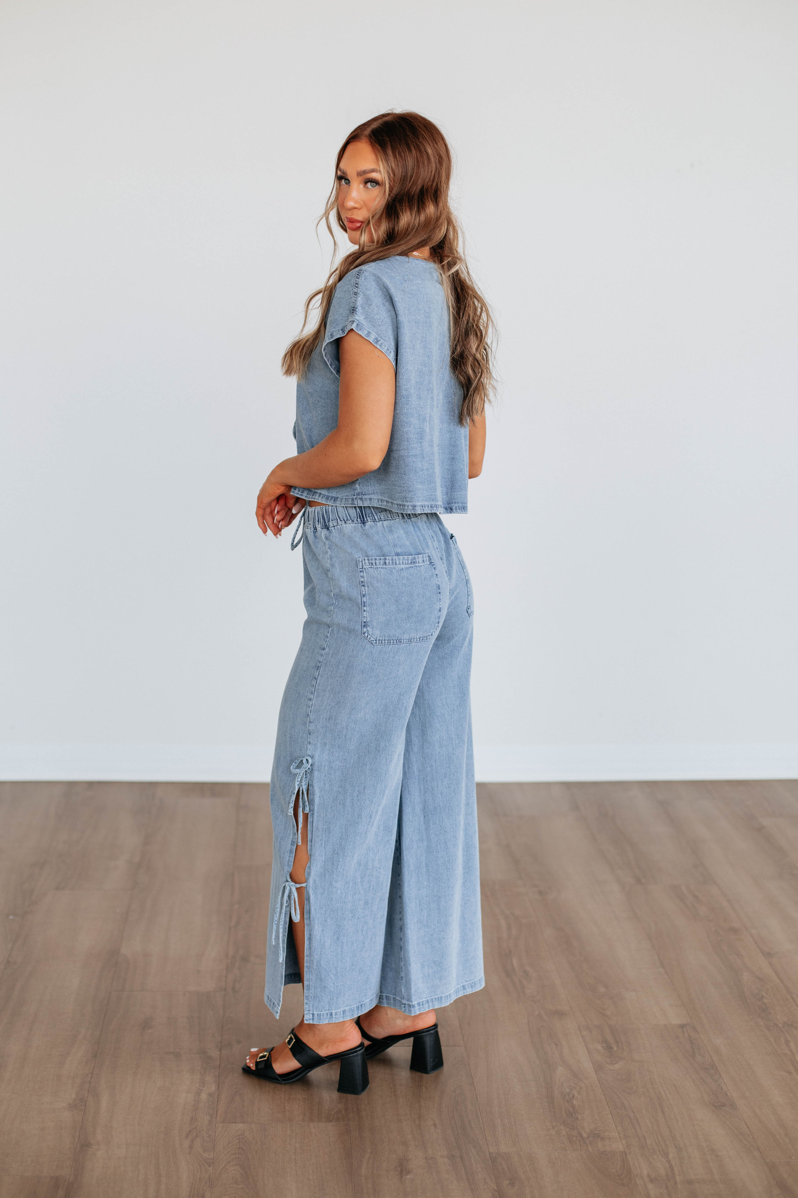 Dove Denim Top for Women - Stylish Casual Shirt with Comfort Fit - Perfect for Everyday Wear, Outings & Layering
