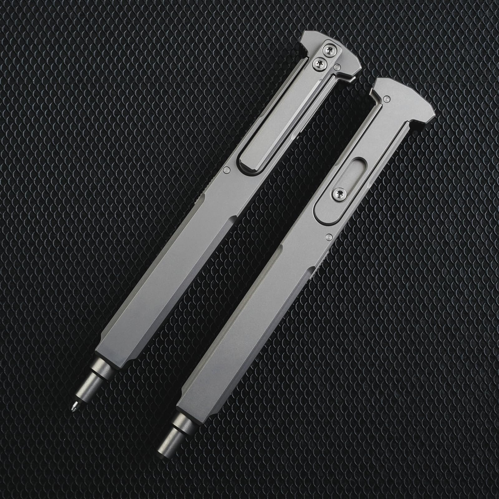 Titanium Bolt Action Pen - Premium EDC Pocket Pen for Men, Smooth Writing, Durable Sandblasted Finish - Perfect for Office, Gifts & Everyday Carry (EDC)