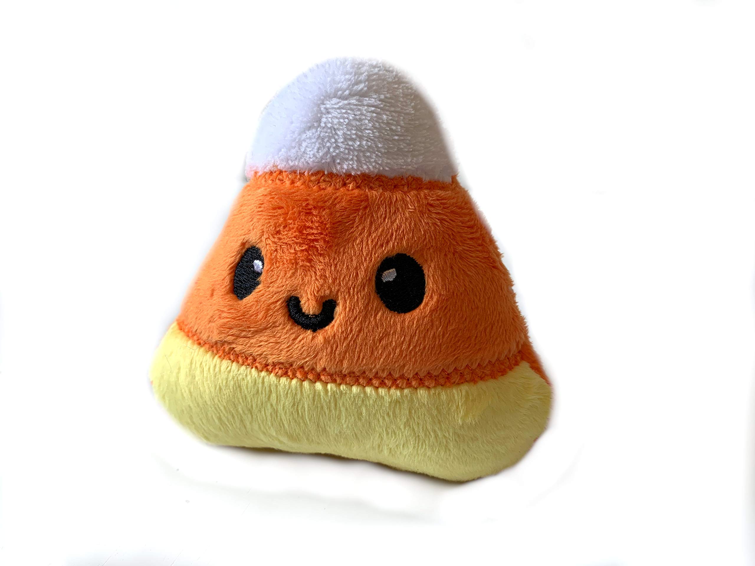 Cute Candy Corn Plush Toy - Soft Kawaii Stuffed Animal for Halloween Decor, Gift & Cuddling | Perfect for Home, Office & Party Decorations
