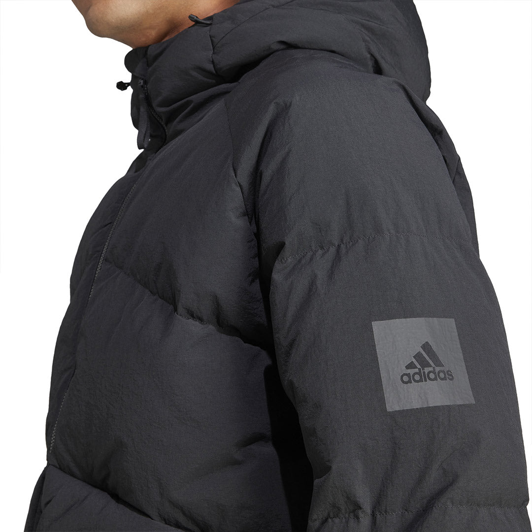 adidas Men's Big Baffle Jacket (IK3156) - Lightweight Puffer Coat for Winter, Running & Outdoor Activities