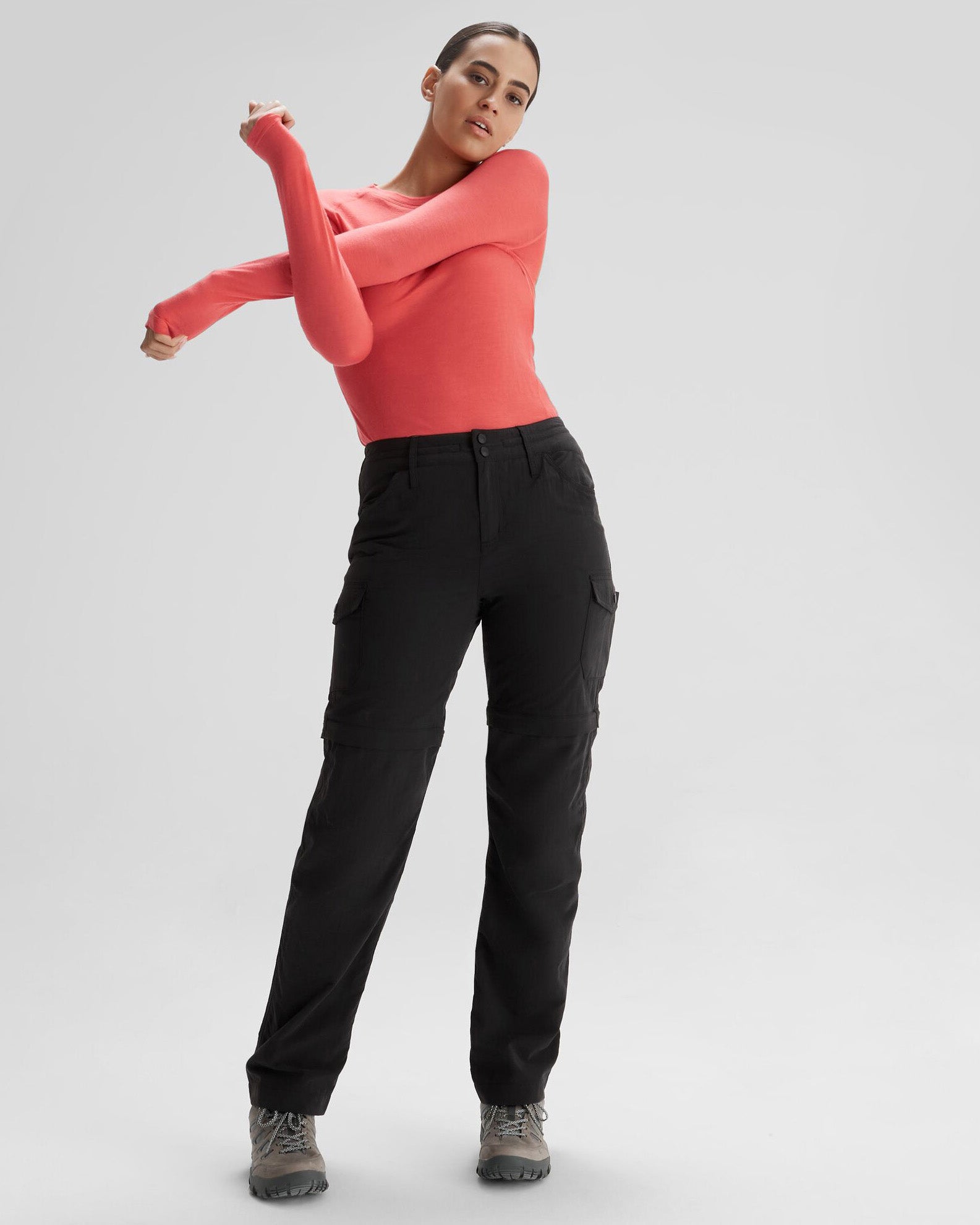 Women's EVRY Day Convertible Pants - Black | Quick-Dry Travel Hiking Pants with Zip-Off Legs | Perfect for Outdoor Adventures, Camping & Everyday Wear