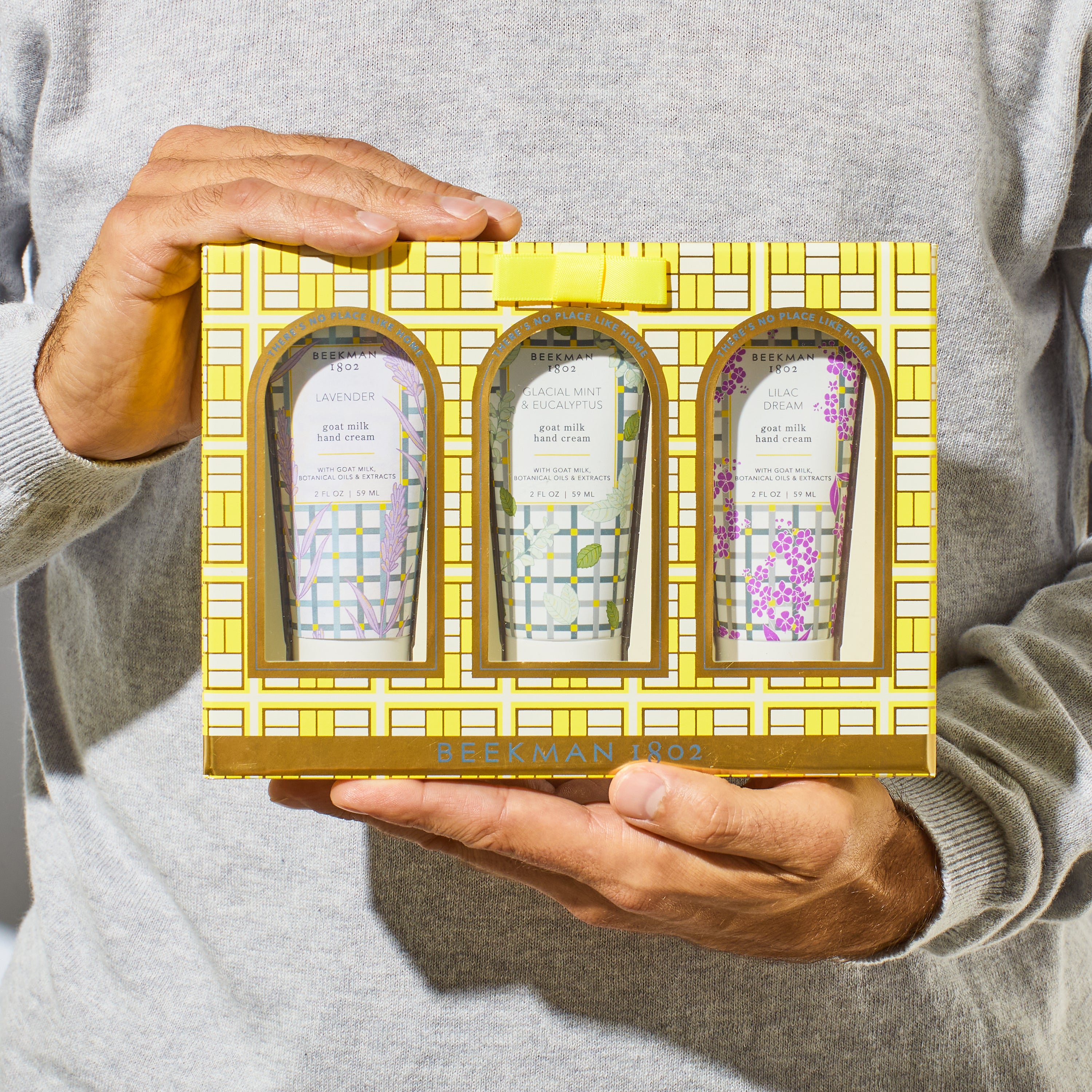 Home at Last 3-Piece Hand Cream Gift Set - Moisturizing & Nourishing for Dry Skin - Perfect for Travel, Office & Gifting