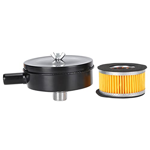 Air Compressor Silencer Filter - Noise Reduction Muffler for Air Compressors | Easy Installation & Durable Iron Construction | Perfect for Workshops, Garages & Industrial Equipment