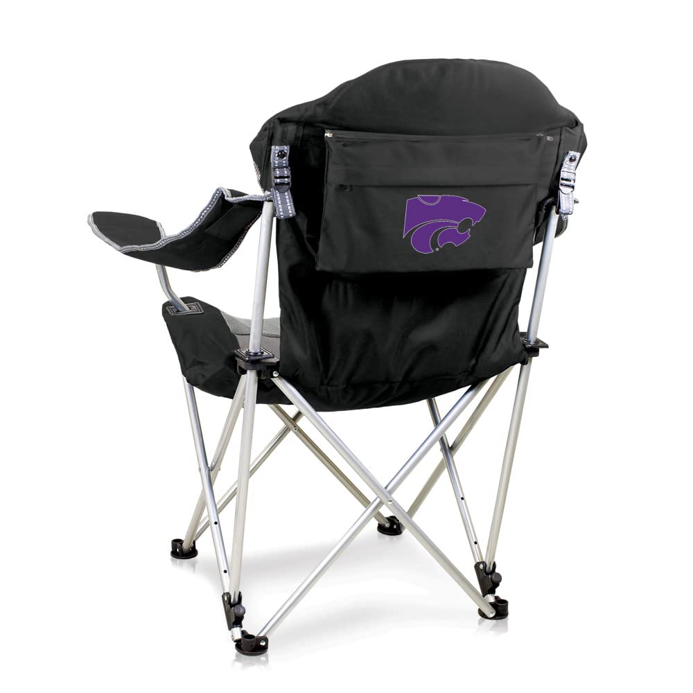 PICNIC TIME NCAA Arkansas Razorbacks Folding Camp Chair - Portable Reclining Beach Chair for Adults with Carry Bag - Perfect for Tailgating, Camping & Outdoor Events