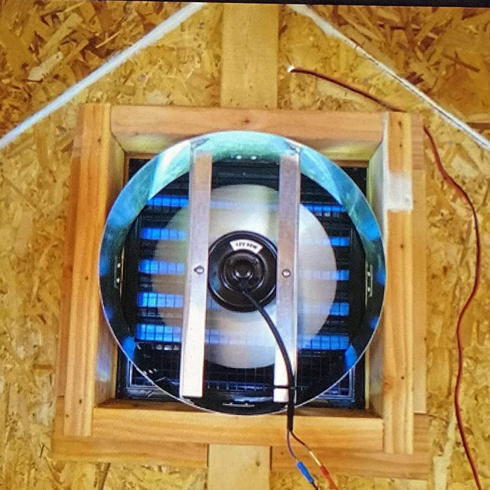80 Watt Solar Powered Exhaust Fan - 12 Inch Gable Mount Ventilator for Attic, Garage, RV - Waterproof & Quiet Galvanized Steel Fan - Ideal for Chicken Coops, Greenhouses & Home Ventilation