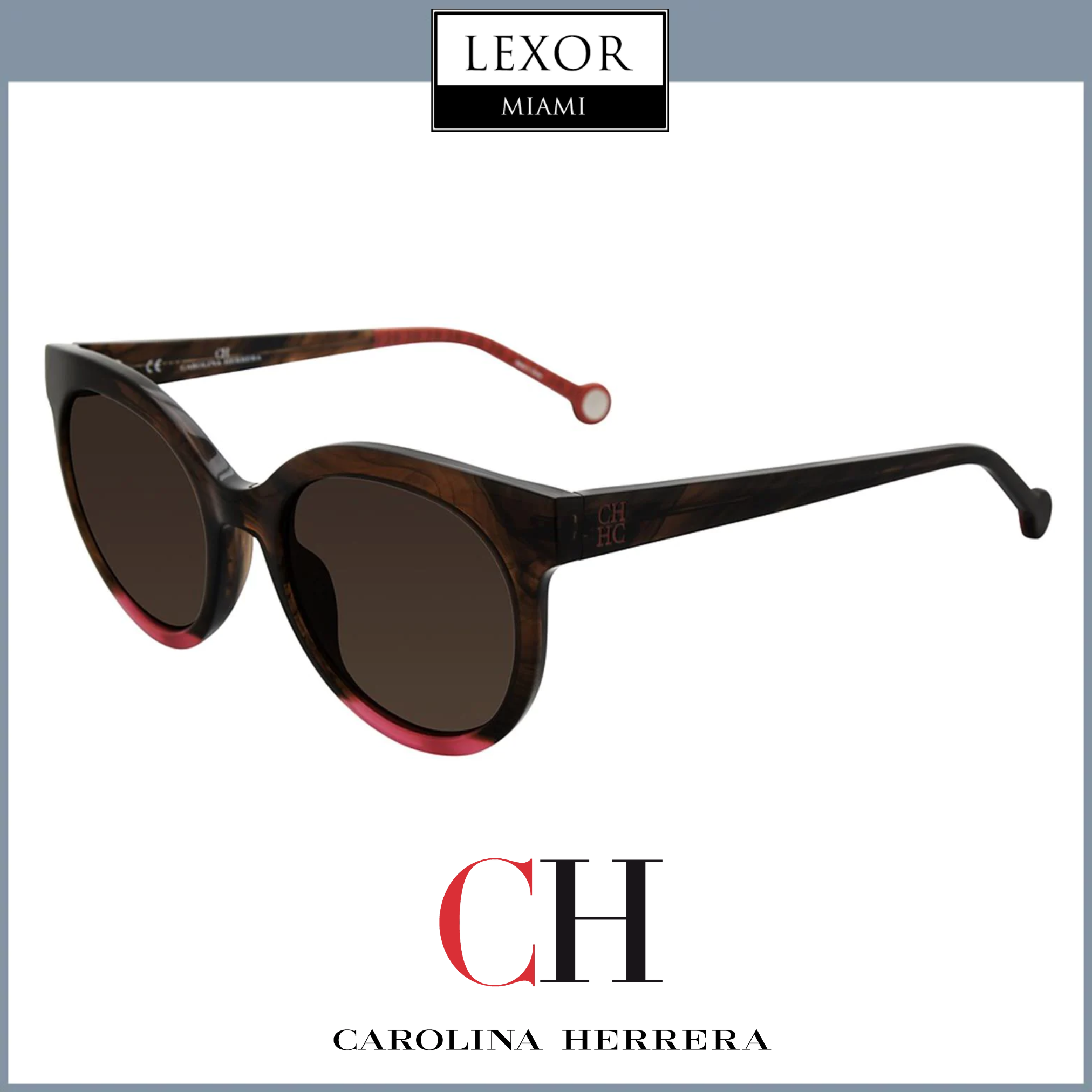 Carolina Herrera SHE745 06YH Women's Fashion Sunglasses - UV Protection, Stylish & Elegant for Outdoor Activities, Beach & Driving