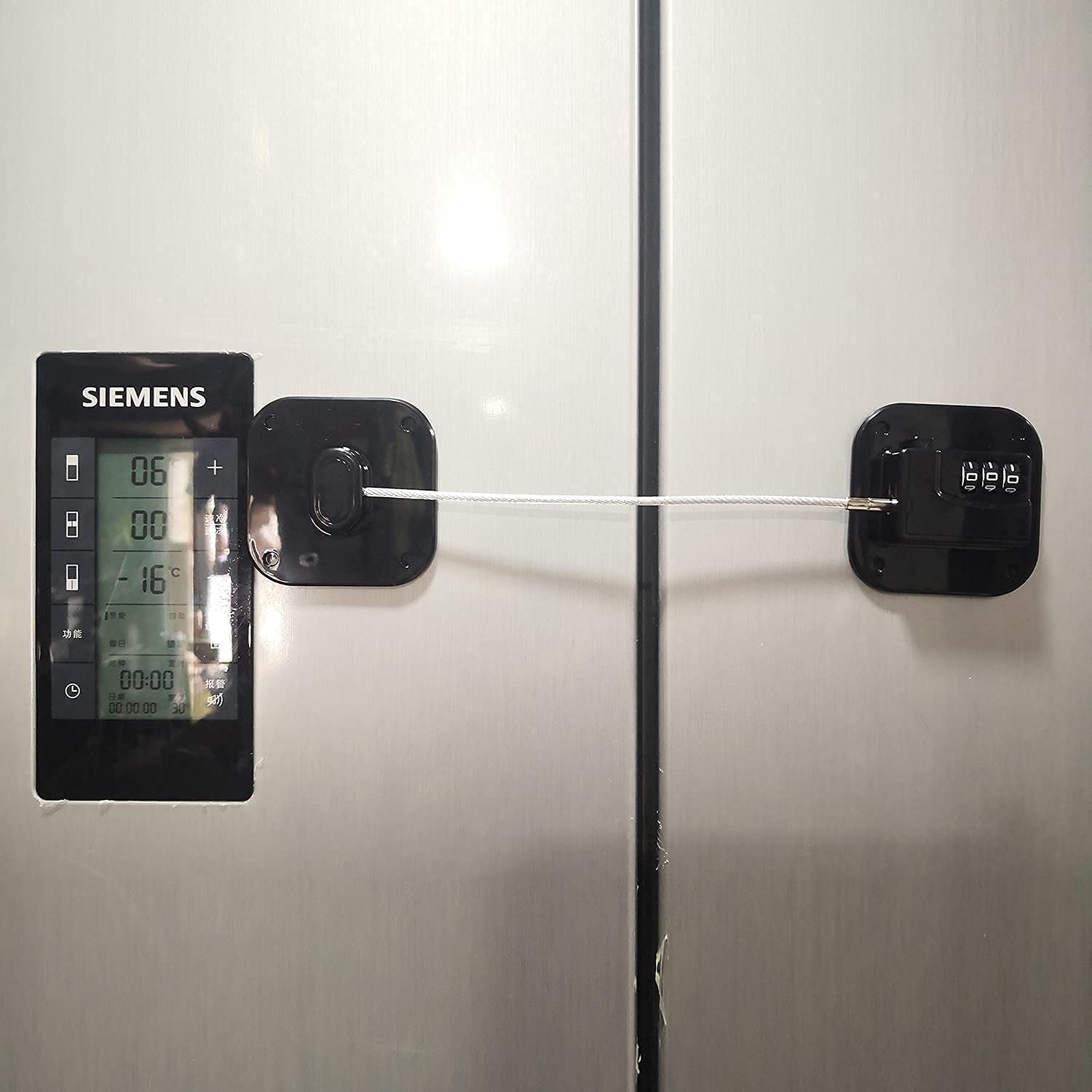 **Upgraded YEYA Refrigerator & Cabinet Locks with Combination – Child Safety Locks for Babies (2 Pack) – Secure Fridge, Drawers & Cabinets at Home**