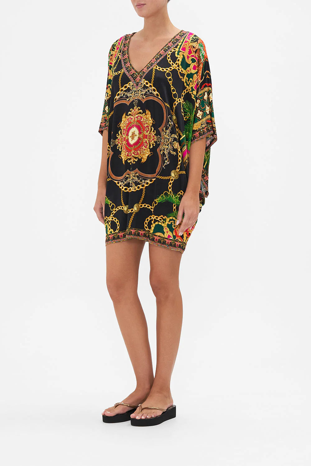 Elegant Bat Sleeve Dress for Women - Flowy Boho Chic Maxi Dress with Unique Sleeve Design | Perfect for Parties, Weddings & Date Nights