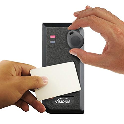Visionis FPC-8526 Heavy Duty Two Door Access Control System with 300lbs Magnetic Lock, Time Attendance & Card Readers - Indoor/Outdoor Security for Offices, Warehouses & Commercial Buildings (10,000 Users Kit, Software Included)