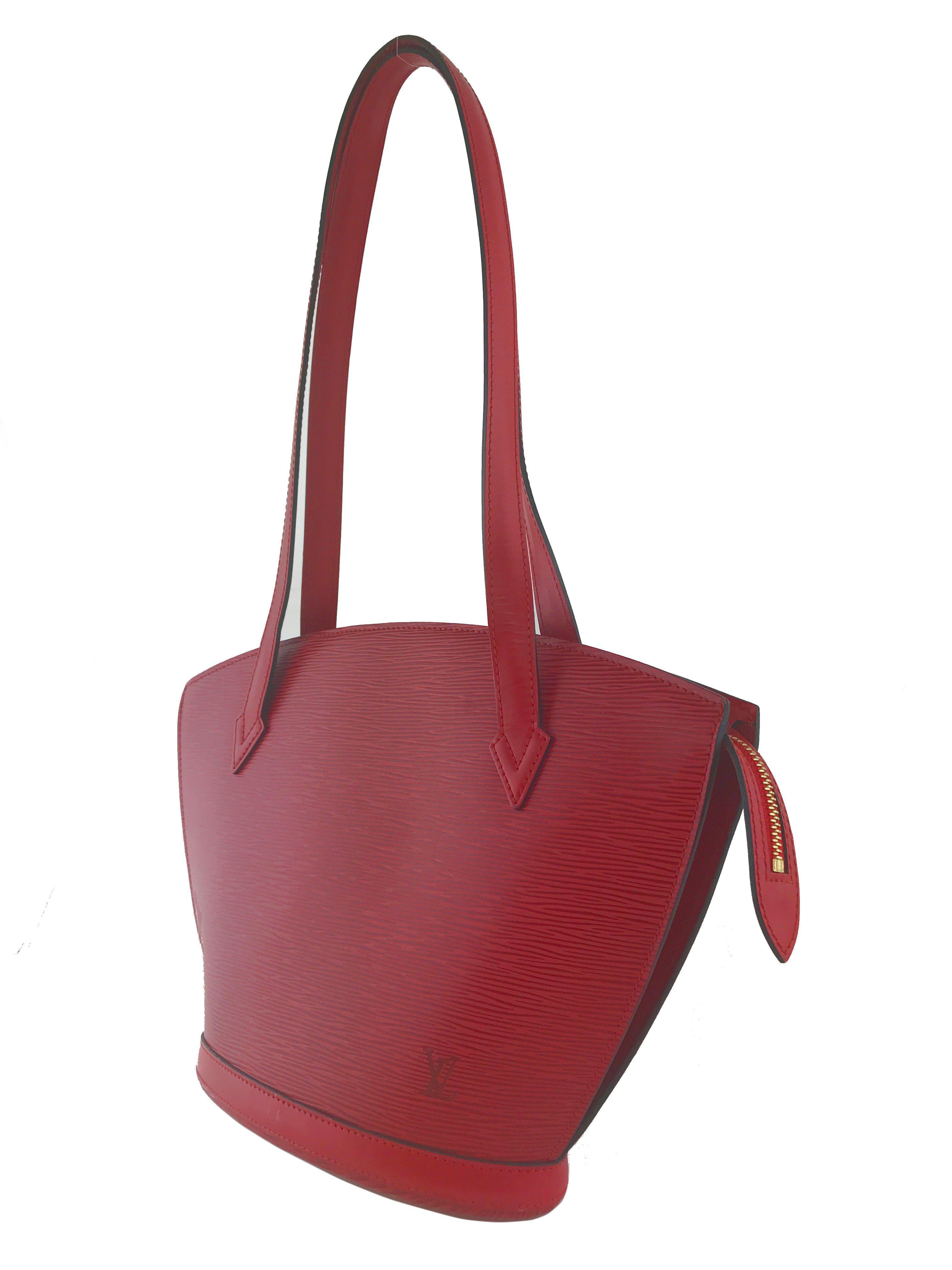 Authentic Louis Vuitton Epi Leather Saint Jacques PM Handbag - Luxury Crossbody Purse for Women | Perfect for Work, Travel & Everyday Use