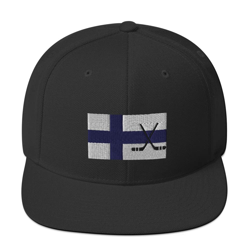 Finland Hockey Hat - Classic Snapback Cap with Amusing Design for NHL Fans & Winter Sports Enthusiasts | Perfect for Ice Hockey Games, Outdoor Activities & Casual Wear