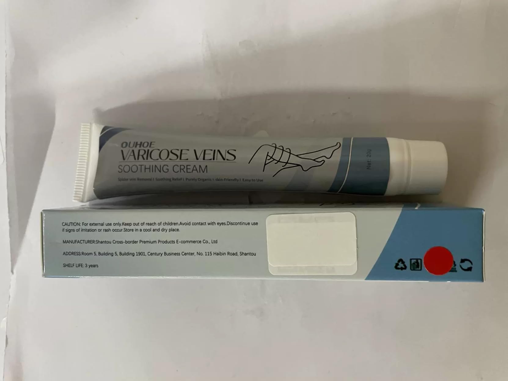 Raura Varicose Veins Treatment Cream - Fast Relief for Spider & Swollen Veins - Doctor Recommended Leg Circulation Support (2 Pack) - Perfect for Office Workers, Pregnant Women & Long Standing Professionals