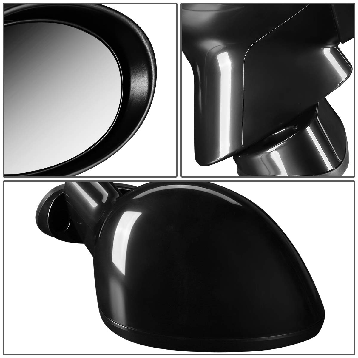 OE Style Power Side View Mirror Compatible with 2006-2015 Mazda Miata MX-5 - Replacement Door Mirror for Driver & Passenger Side - Perfect for Road Trips & Daily Commuting