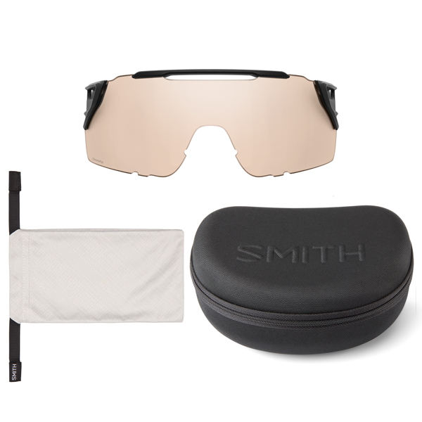 Attack MTB Matte Black/ChromaPop Black Sunglasses - Polarized Cycling Glasses for Mountain Biking, Running & Outdoor Sports