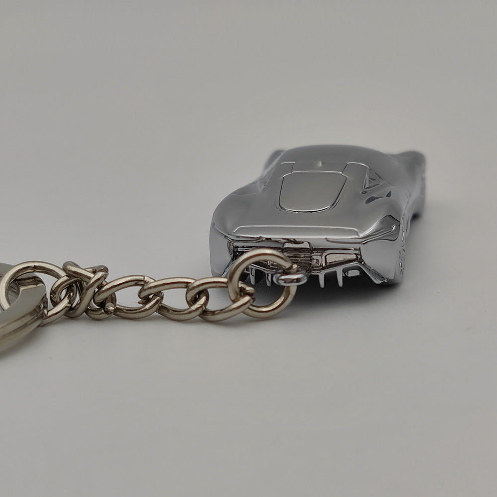 James Bond 007 Spectre Jaguar C-X75 Diecast Keychain - Silver Keyring Toy Car Gift for Fans & Collectors - Perfect for Keys, Bags, and James Bond Memorabilia Display