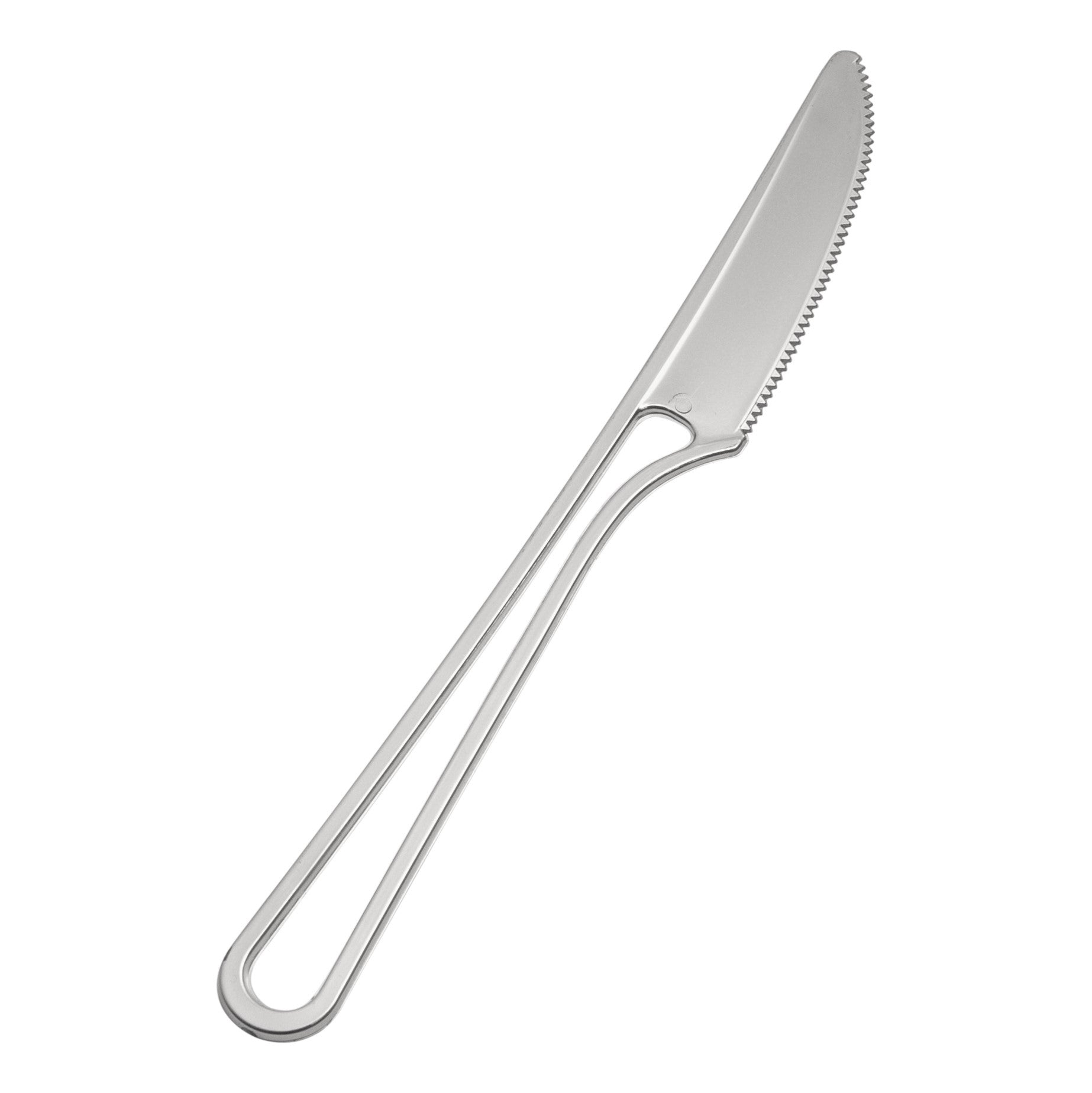 Disposable Shiny Metallic Silver Flatware Set - Elegant Modern Cutlery for Parties, Weddings & Special Events - Perfect for Catering, Picnics & Home Entertaining