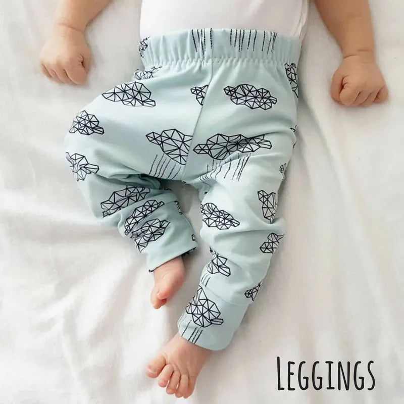 Frosty Forest Oeko-Tex Certified French Terry Fabric - Soft & Eco-Friendly Material for Baby Clothes, Loungewear & DIY Crafts