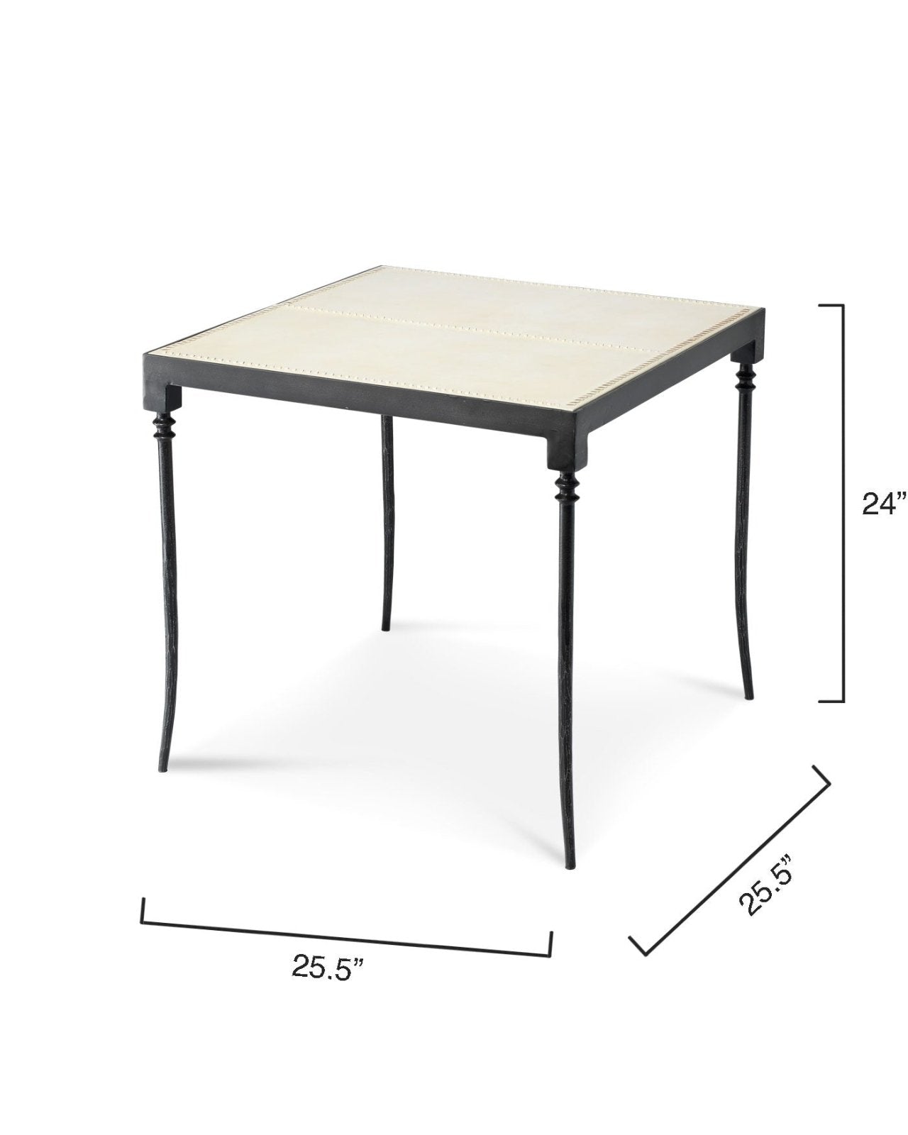 Modern Nevado Side Table - Stylish End Table for Living Room, Bedroom & Office - Compact Nightstand with Sturdy Metal Frame & Wooden Top - Perfect for Small Spaces & Home Decor