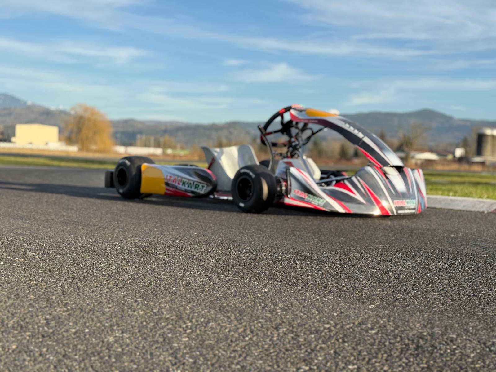 Italkart Rapido V1 Adjustable Wheel Base KZ/Shifter Kart Chassis - Perfect for Competitive Kart Racing & Track Performance