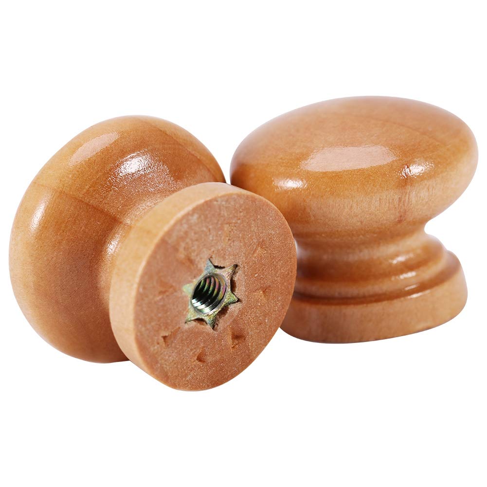 Estink 10-Piece Mushroom Shape Vintage Cabinet Pulls - 24MM Drawer Knobs for Wardrobe, Dresser & Cupboard - Durable Furniture Handles for Home & Office (Klein Style)