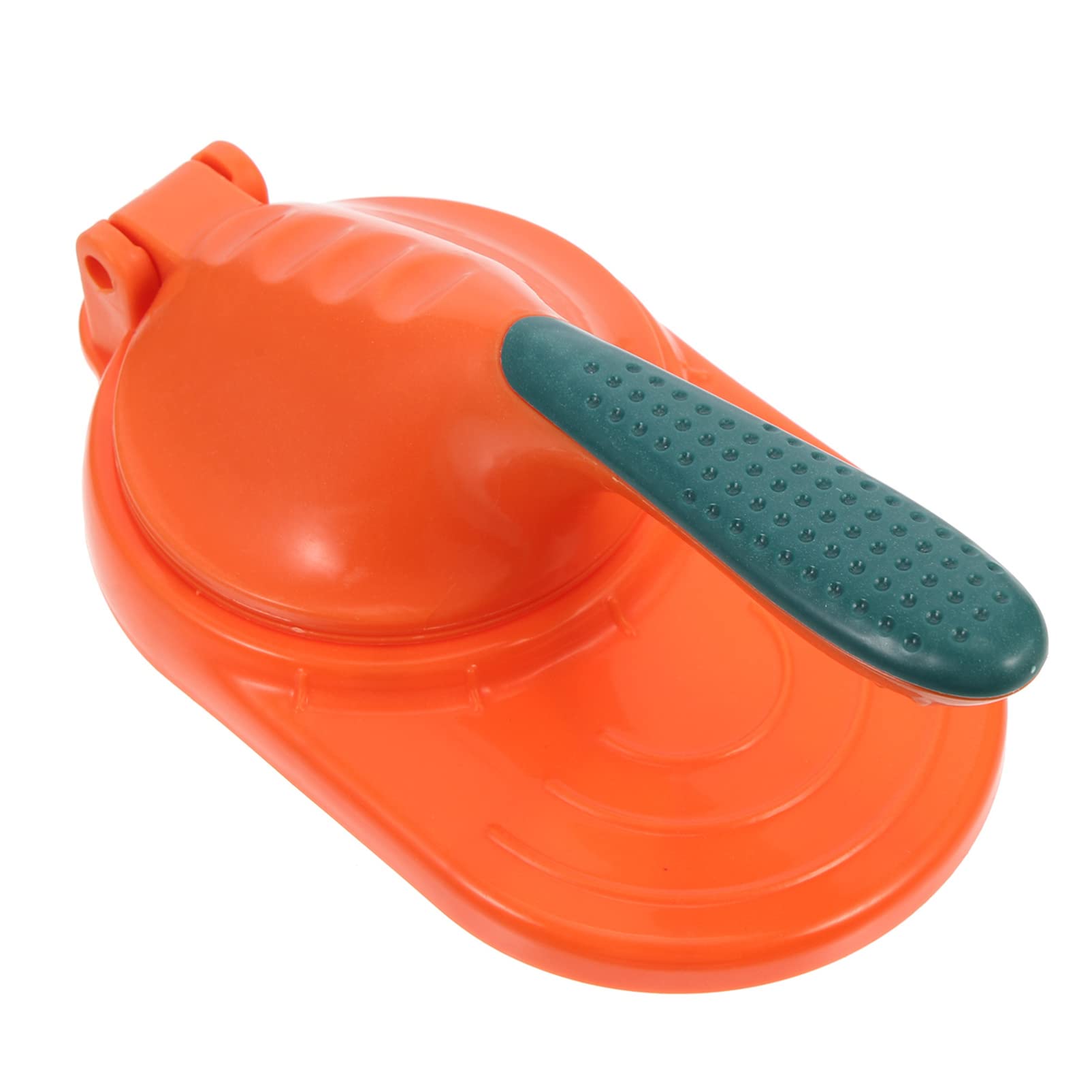 Manual Dumpling Press & Tortilla Maker - Green Orange Dough Presser for Homemade Dumplings, Wontons & Empanadas | Kitchen Gadget Accessories for Asian & Mexican Cuisine | Perfect for Family Cooking & Party Food Prep