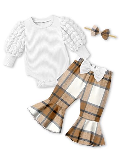 White and Khaki Plaid