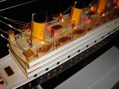 Titanic Wooden Model Cruise Ship 32