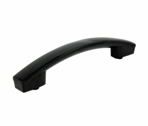 Whirlpool Microwave Oven Door Handle (Black) - Replacement Part W10445138 - Perfect for Easy DIY Repair & Kitchen Appliance Maintenance
