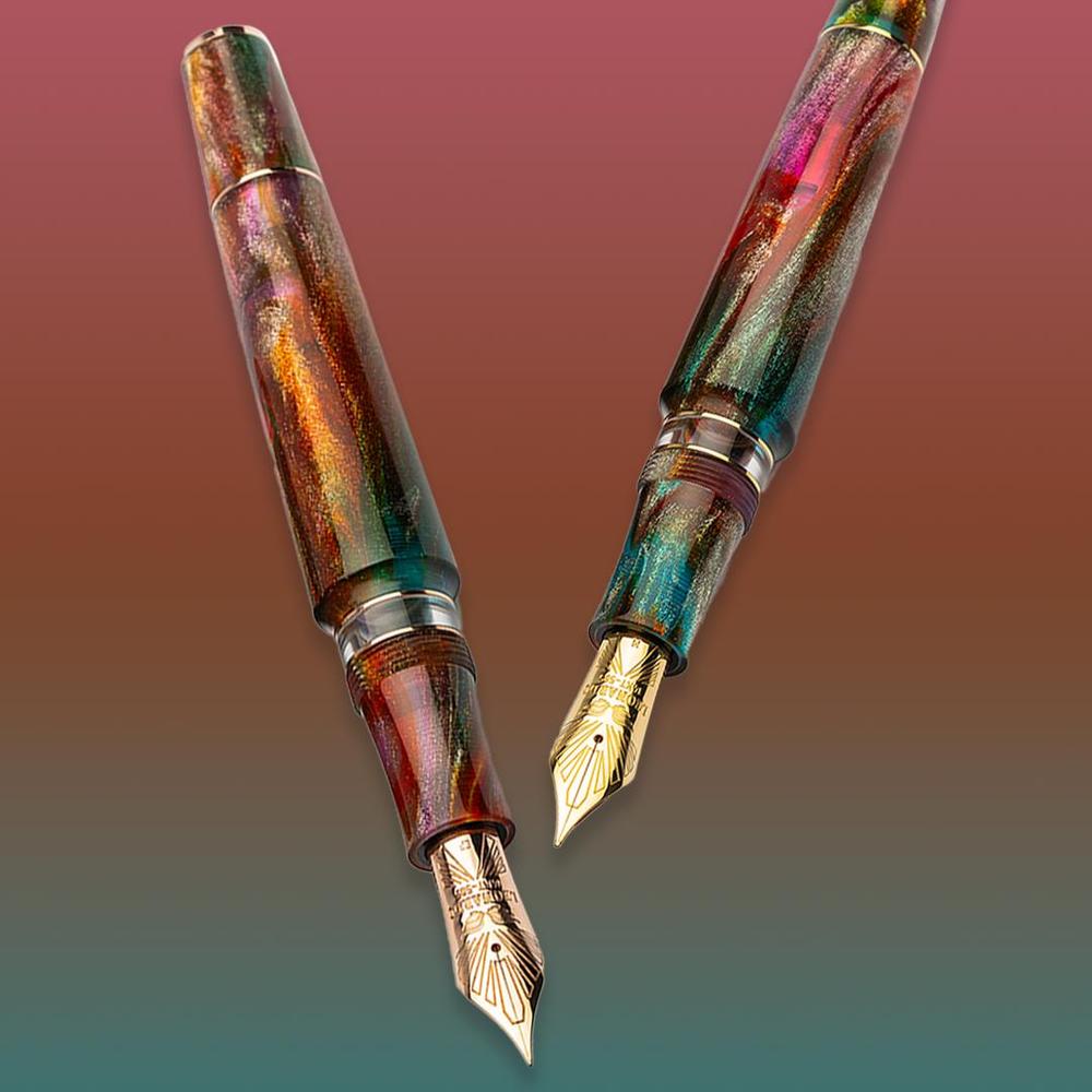 Leonardo Fountain Pen Supernova Primary Manipulation 5 - 8mm 14K Gold Nib Limited Edition (2025) - Luxury Writing Instrument for Collectors & Professionals