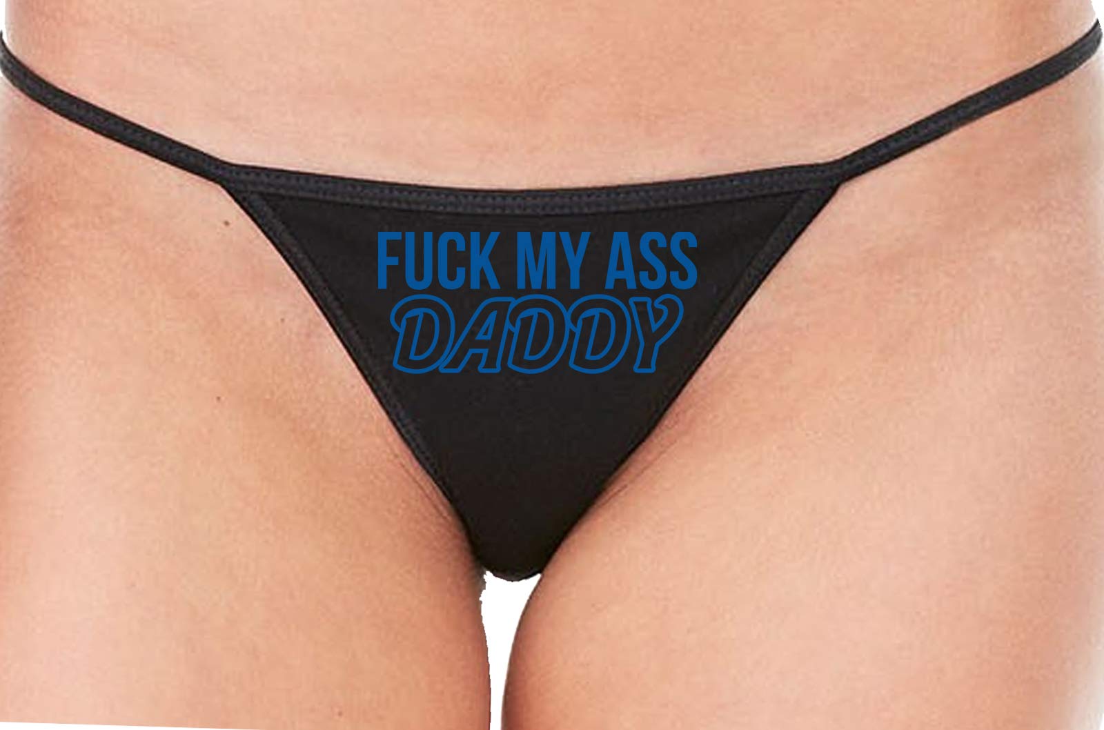 Knaughty Knickers - Black Lace String Thong Panty for Women | Sensual & Submissive Lingerie | Perfect for Role Play, Boudoir & Intimate Moments