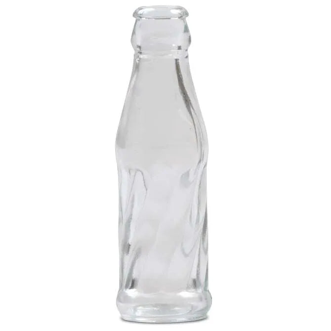 Comatec Mini Glass Bottle 2 oz - Vintage Cola Style Soda Bottle for Home Bar, Party Decor & Gift Packaging - Perfect for Cocktails, Essential Oils & DIY Crafts