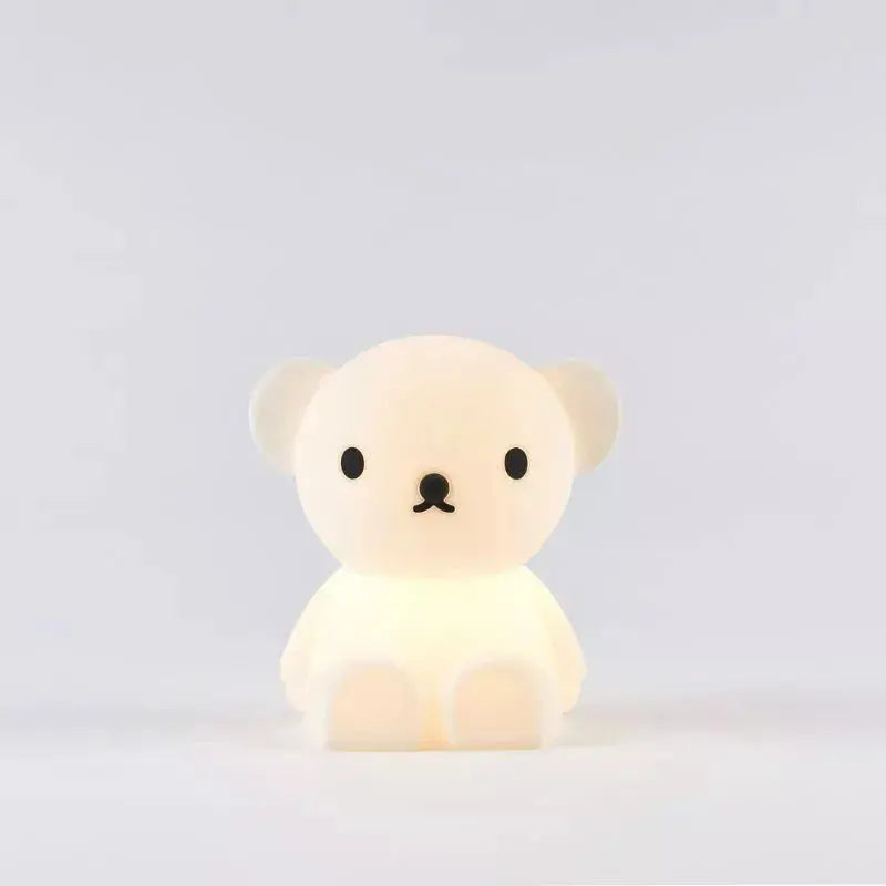 Boris the Bear Plush Toy - Cute & Soft Stuffed Animal Bundle with LED Lights | Perfect for Kids' Bedroom Decor, Nursery Night Light, and Gift Ideas