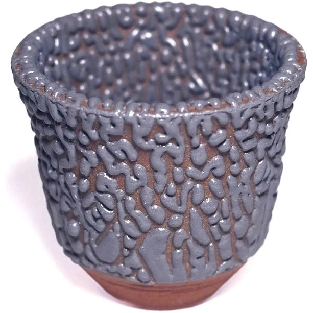 Ritual Glaze Triangle 5 6 Bead Grey - Handmade Ceramic Beads for Jewelry Making, DIY Crafts, and Spiritual Rituals