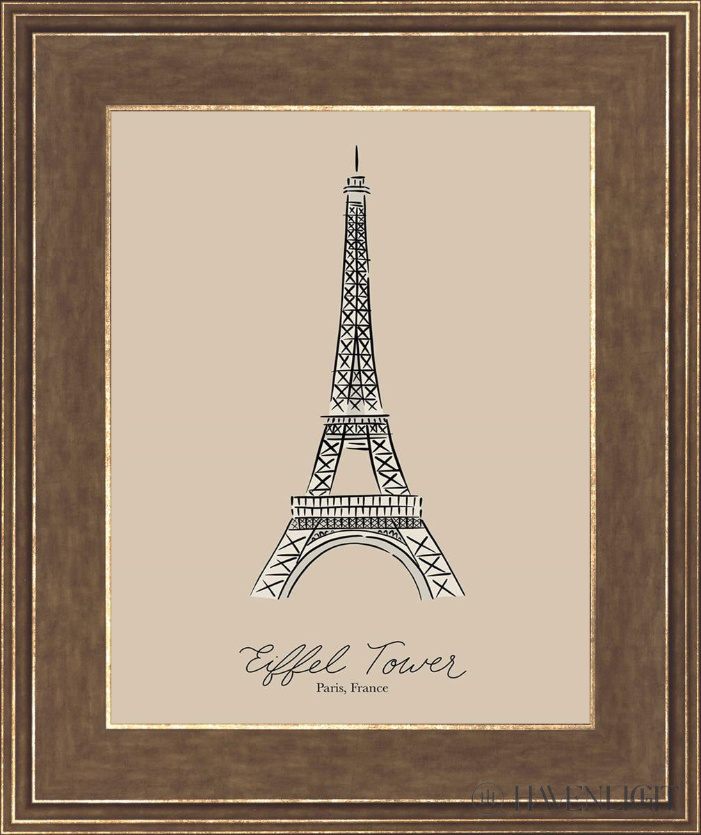 Eiffel Tower Art Print by Elise Gomez - Elegant Parisian Wall Decor for Home, Office & Gifts