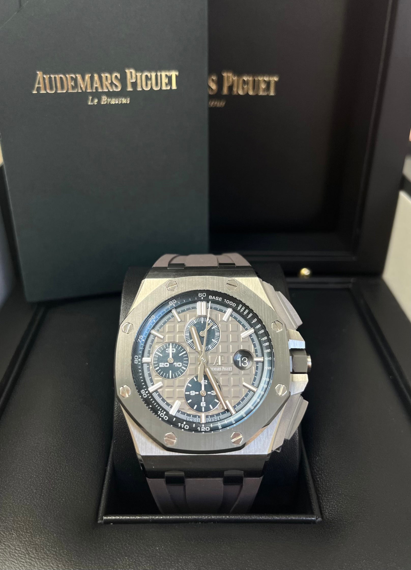 Audemars Piguet Royal Oak Offshore Chronograph Men's Watch 26400IO.OO.A004CA.02 - Luxury Stainless Steel Automatic Chronograph for Business, Gala & Special Occasions