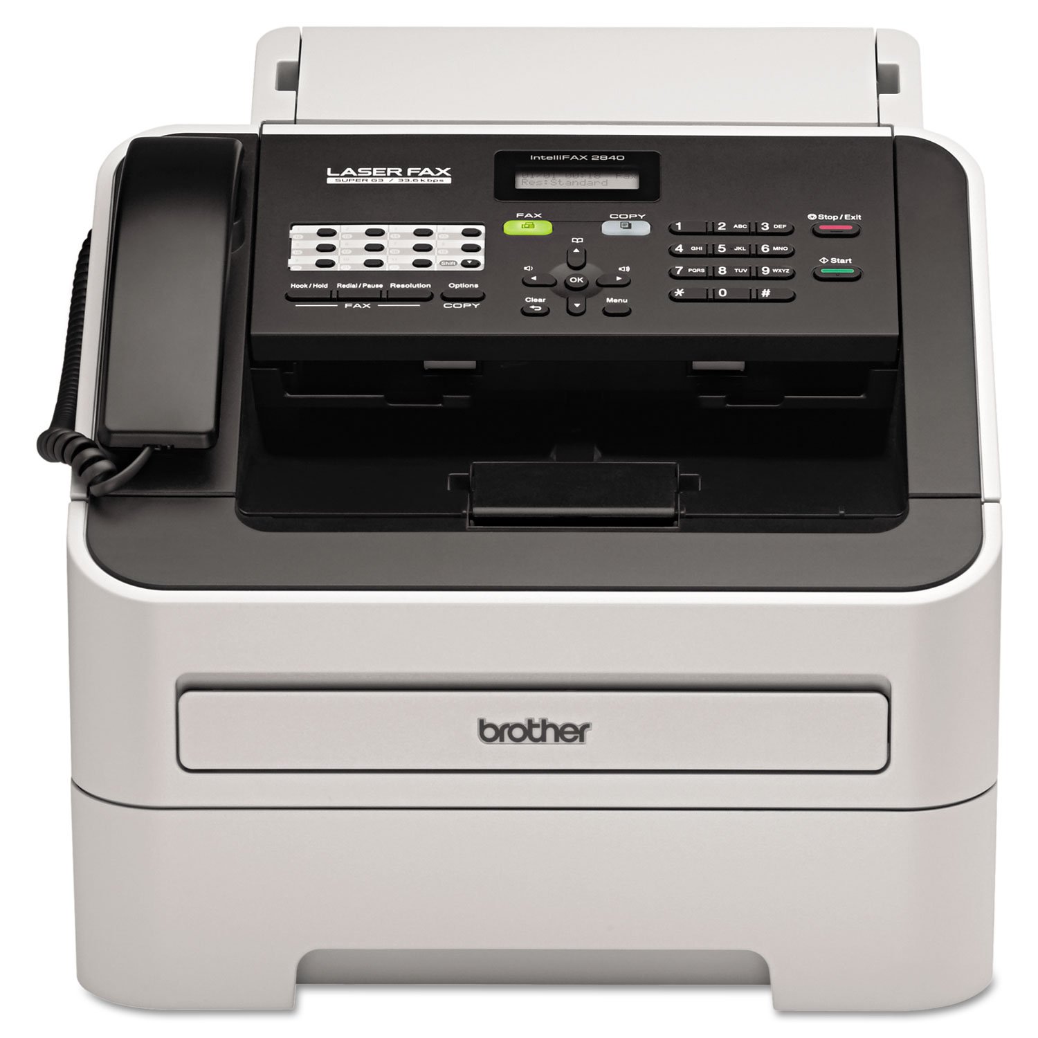 Brother intelliFAX-2840 High-Speed Laser Fax Machine with Automatic Document Feeder - Perfect for Home Office & Small Business Communication