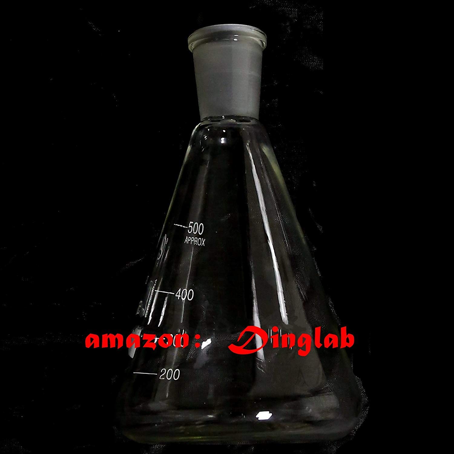 500ml 24/40 Suction Filtration Kit with 47mm Buchner Funnel & Glass Flask - Lab Vacuum Filtration System for Chemistry Experiments, Distillation, and Scientific Research