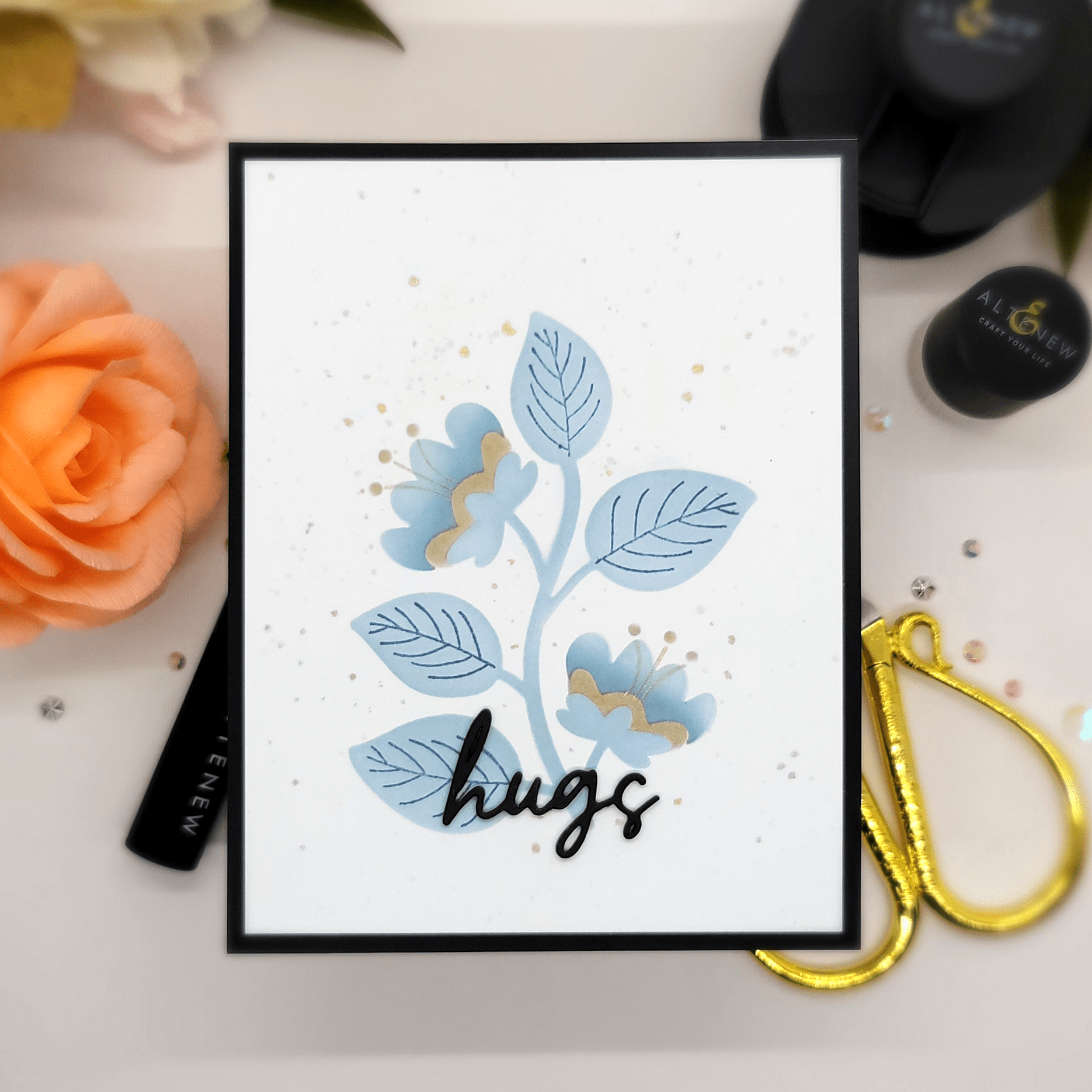 Layering Stencils for DIY Crafting - Premium Reusable Templates for Scrapbooking, Card Making & Home Decor Projects