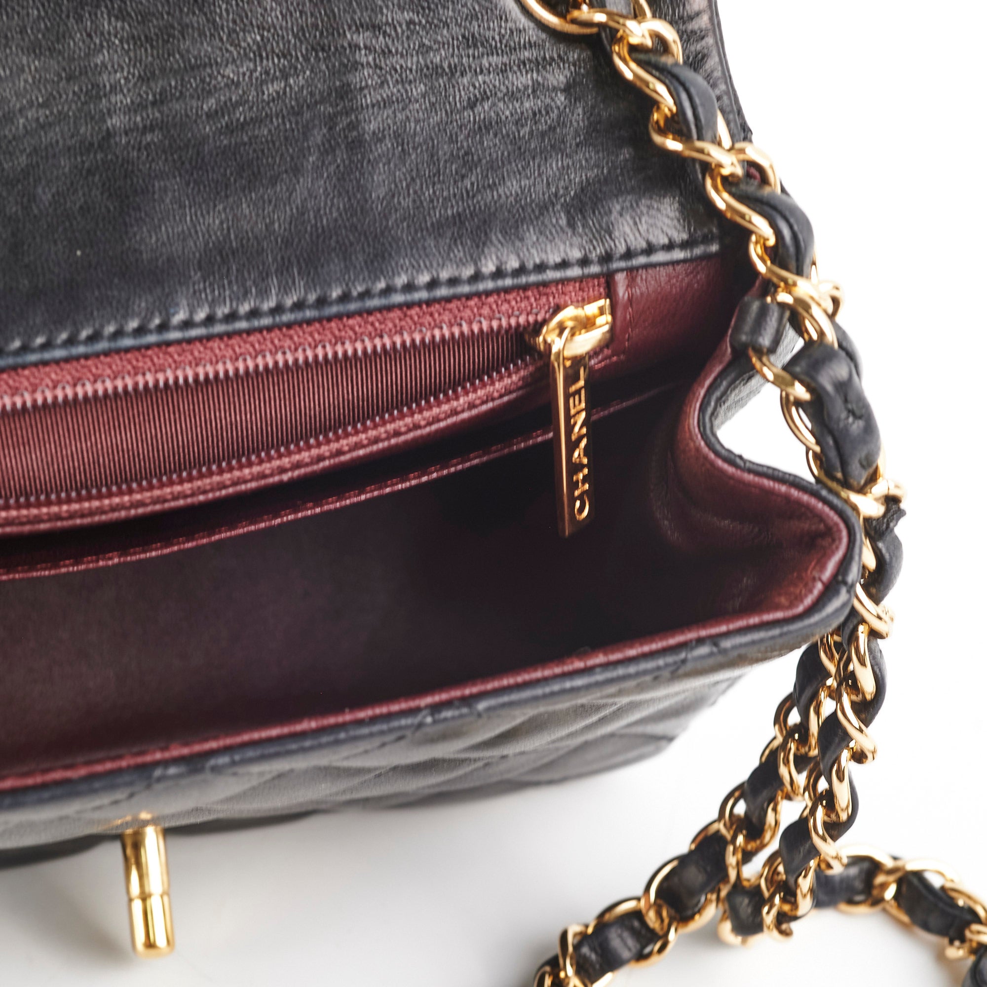 Chanel Mini Square Flap Bag Black Caviar Leather with Gold Hardware - Luxury Crossbody Purse for Women, Perfect for Date Night & Evening Events