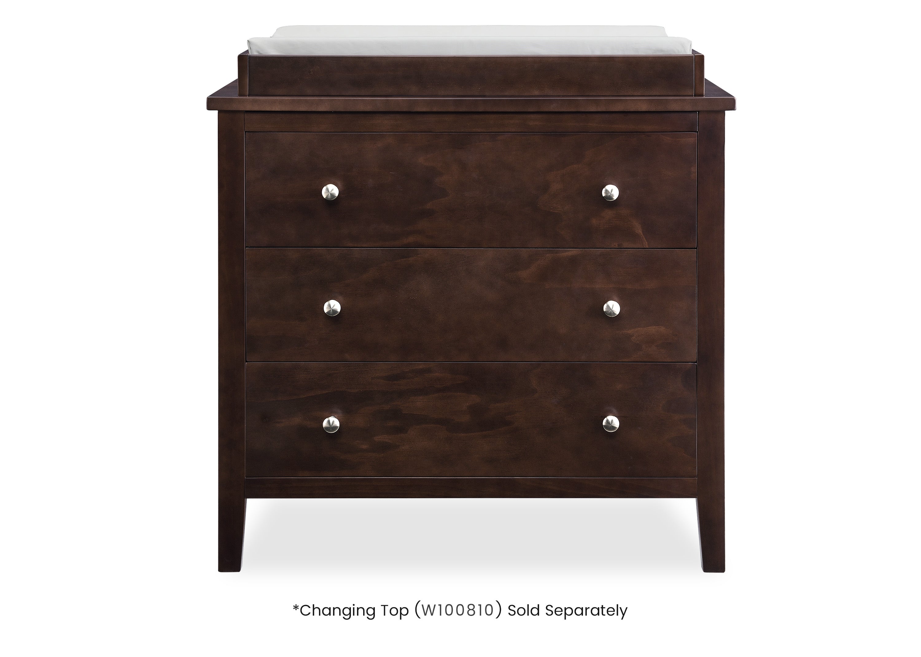 Campbell 3 Drawer Dresser - Wooden Chest of Drawers for Bedroom Storage, Organizer for Clothes & Accessories | Perfect for Home, Dorm, Nursery & Office Organization