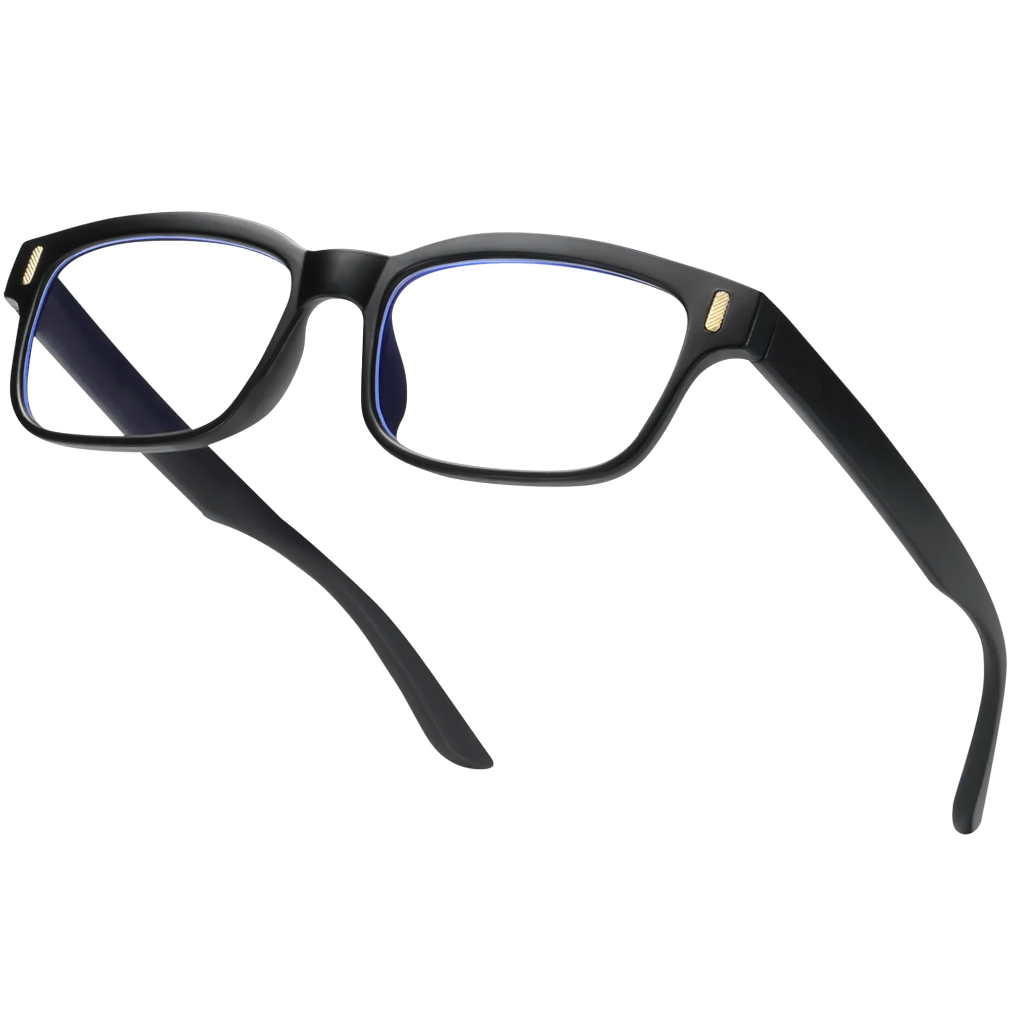 Blue Light Blocking Glasses for Women & Men - Black Frame for Computer, Gaming & Reading