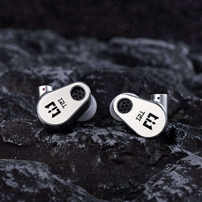 TRI Darco 6mm Titanium + 8mm LCP Diaphragm Dynamic Driver HiFi In-Ear Earphones - Perfect for Audiophiles, Gaming & Music Listening