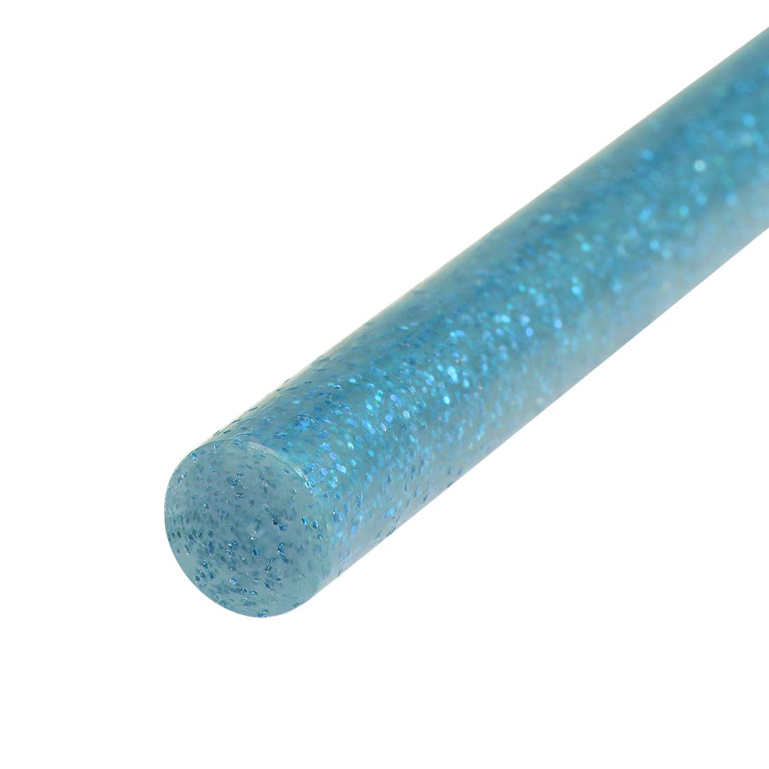 uxcell Mini Hot Glue Sticks for Glue Gun - 0.27-inch x 4-inch Blue Glitter (10pcs) - Perfect for DIY Crafts, Scrapbooking & Home Repairs