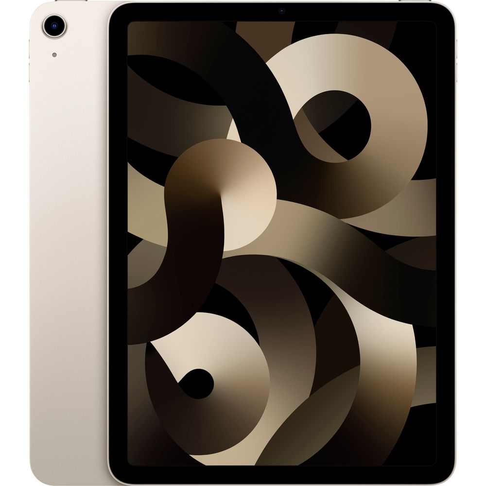 Apple iPad Air 5 (5th Generation, 2022) 64GB Wi-Fi Tablet - Starlight Color (Latest Model) - MM9F3LL/A - Perfect for Work, Study & Entertainment