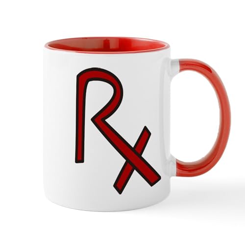 White/Red Inside - RX Pharmacist Mug