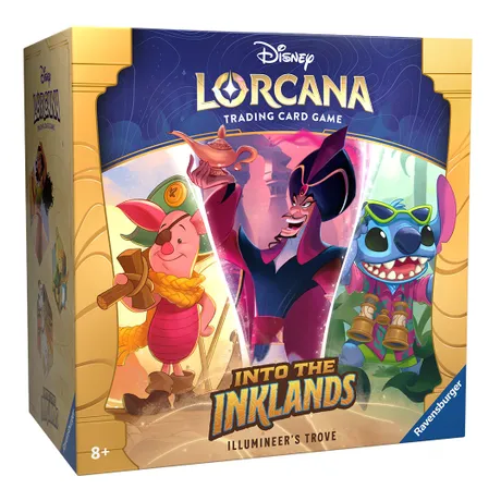 Disney Lorcana TCG: Into the Inklands Illumineer's Trove - Premium Trading Card Game Collection for Collectors & Players - Perfect for Game Nights, Tournaments & Disney Fans