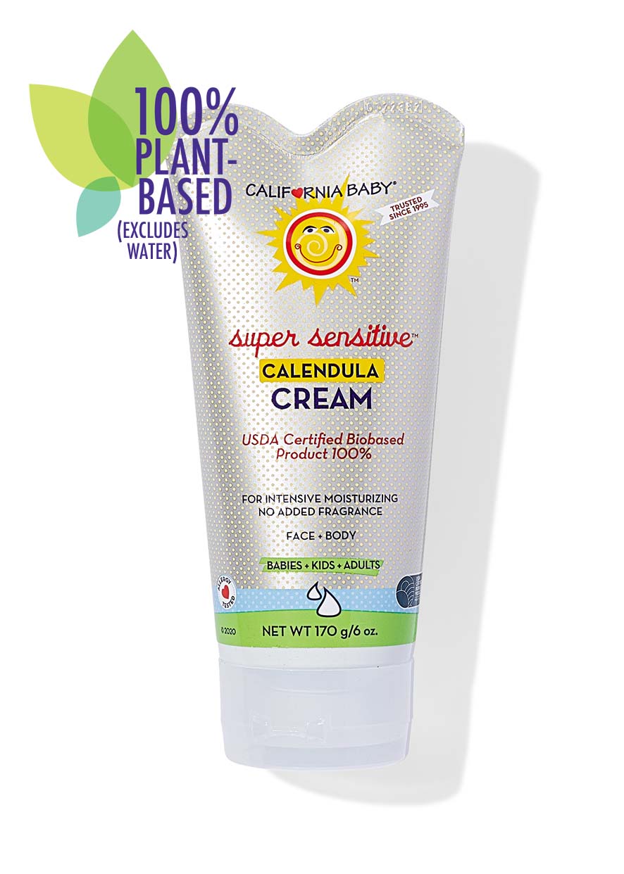 Fragrance-Free Super Sensitive Calendula Cream for Face & Body - Soothing Relief for Dry, Irritated Skin - Ideal for Eczema, Psoriasis & Sensitive Skin Care