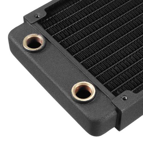 360mm Copper PC Water Cooling Radiator - 12 Tubes High Performance CPU Cooler for Gaming Desktop Computers | Perfect for Overclocking & Silent Cooling Systems