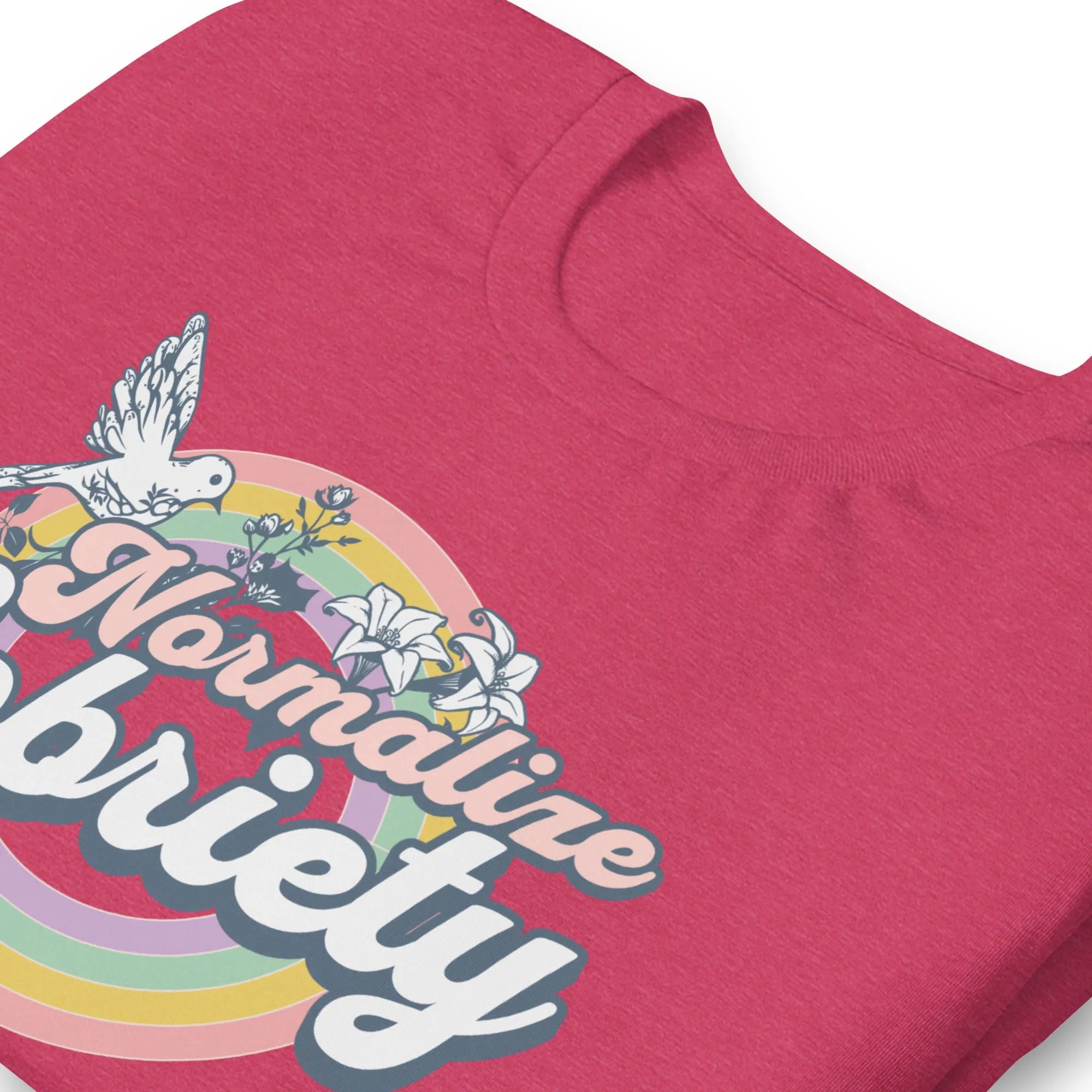 Normalize Sobriety Unisex T-Shirt - Comfortable Cotton Tee for Men & Women - Perfect for Casual Wear, Sober Living & Recovery Support